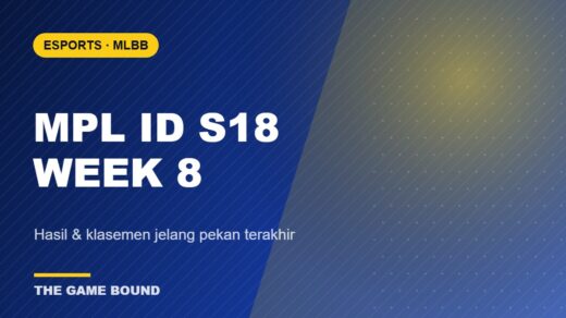 Sampul berita hasil MPL ID Season 18 Week 8